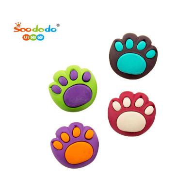 China Animal Bear Paw Shaped Eraser 3D Promotional Eraser Soododo Products New for sale