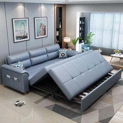 China CY Factory Price (Other) Adjustable Fabric Corner Sofa Bed Folding With Storage Cheap Furniture Living Room Sofa Bed Chair for sale