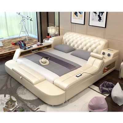 China Modern Design Foldable High Quality Wooden Bedroom Furniture Multifunctional Massage Bedrooms With Storage for sale