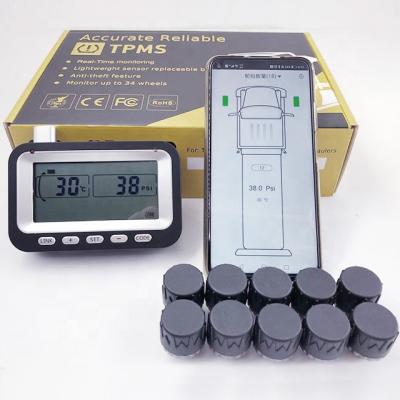 China real time tpms truck 12 sensors / full time driver alarm truck tire pressure warning monitoring system KA2000 for sale