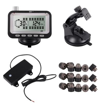 China 18 sensors tpms all time display take tire pressure and tire temperature monitoring system KA2000-18X for sale