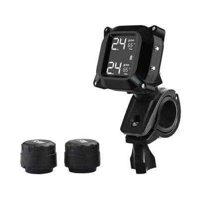 China Metal And Plastic Motorcycle Tire Pressure Monitoring Intelligent External TPMS System Sensor for sale