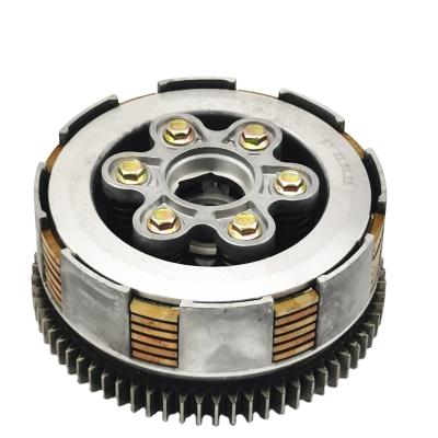 China CG200 motorcycle clutch assy 6 aluminum high quality disc for 200cc atv quad bike bashan shineray engine parts for sale