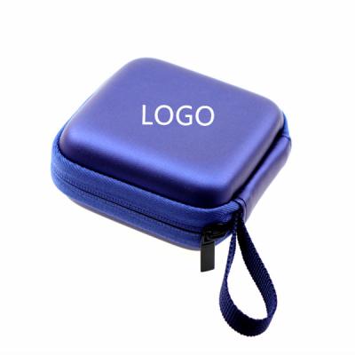 China Protect Earbud Earphone Mini Storage Premium Protection Carry USB Data Hard Wire Shell EVA Earphone Protective Case With zipper for sale