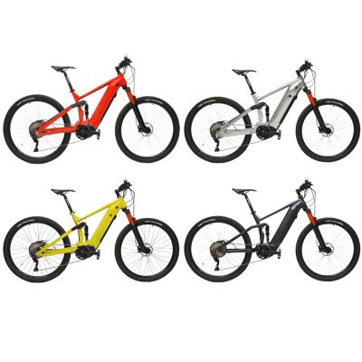 China Aluminum Alloy OEM ODM Service Factory Electric Mountain Bike Full Suspension 29inch 10 48V Electric Bike Direct Suspension Ebike For Adult for sale