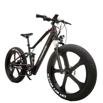 China 26 Inch Fat Tire Electric Bicycle Aluminum Alloy E ebike 1000W Electric Bike For Adults Mountain City Bike 48V 17AH SHIMANO 9Speed for sale