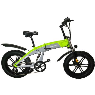 China Fat Ebike Ebike 20 Inch Alloy Frame 350w-1000w Electric Folding Bike 48V10.4Ah Folding Electric Fat Bikes Snow Bike for sale