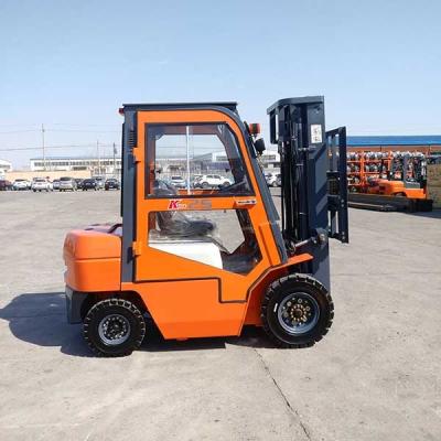 China 2500kg CPCD25 Gasoline Forklift Chinese Engine 2.5 T Forklift With Cabin for sale