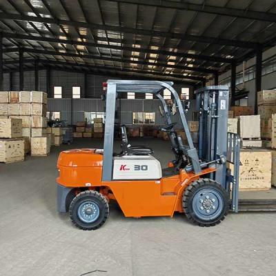 China CPCG30 Small Warehouse Forklift 3000kg Side Shifter Gasoline Forklift for sale