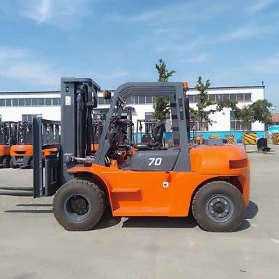 China ISUZU 6BG1 Diesel Counterbalance Orange Forklift Counter Balance for sale