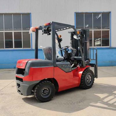 China 3500 kg Chinese motor benzine vorklift 3,5 ton counter balance vorklift Te koop