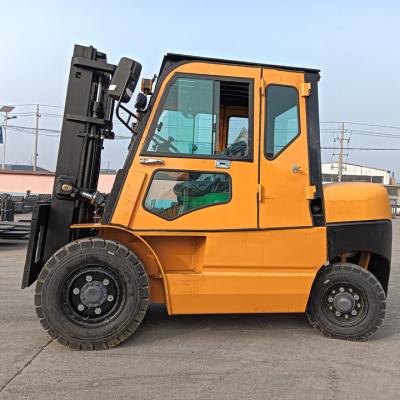 China Closed Mast 5000kgs Diesel Powered Forklift CPCD50 Japanese Diesel Engine Forklift for sale