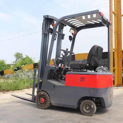 China CPD10 Electric Lift Truck Double Front Wheels 1000kg Lead Acid Battery Forklift for sale