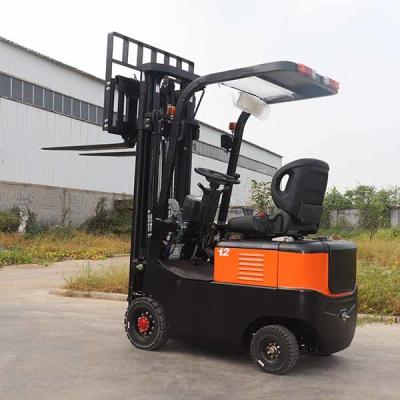 Cina Container Mast CPD12 Lead Acid Battery Forklift 1200kgs 2 Stage Electric Fork Lifts in vendita