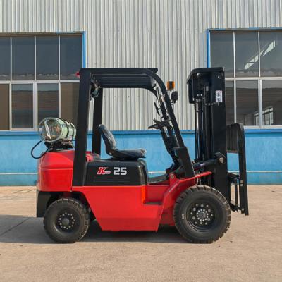 China CPCG25 2.5T LPG Forklift Truck 2500KG Side Shifter Counter Forklift for sale