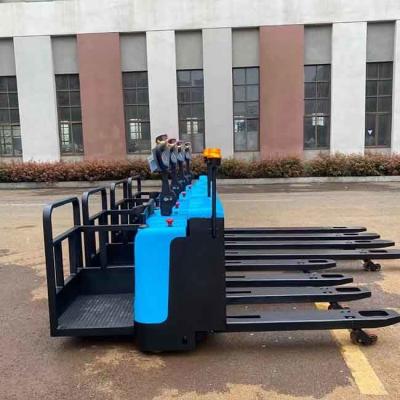 China 2.5T Electric Pallet Stacker Mini Walk Electric Hydraulic Pallet Jack 2500kgs Stand Type for sale