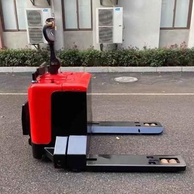 China SGS Electric Pump Truck 4000kgs 4T Electric Pallet Truck Use To Carry Paper Roll for sale