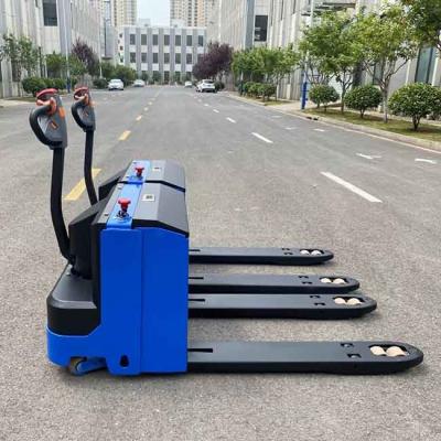 中国 汚染のない歩行パレットジャック 2000kg 2T 電動パレットジャックリフト 販売のため