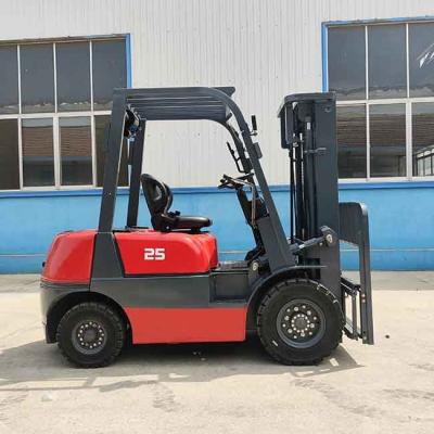 China 2500 kg 2,5 T Diesel-Forklift-Truck Hydraulikgetriebe Yanmar-Motor zu verkaufen