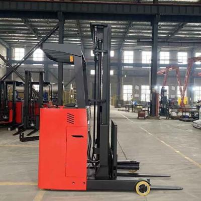 China CQD30BS 3.0T Reach Pallet Stacker 3000kgs 48V Reach Fork Truck Te koop