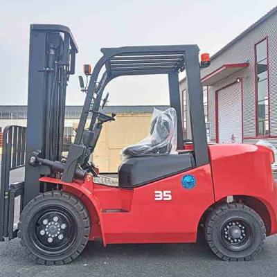 China 3.5 Ton Lpg Forklift Truck Import Engine Gasoline Diesel Electric Japanese Nissan Engine Warehouse Use for sale