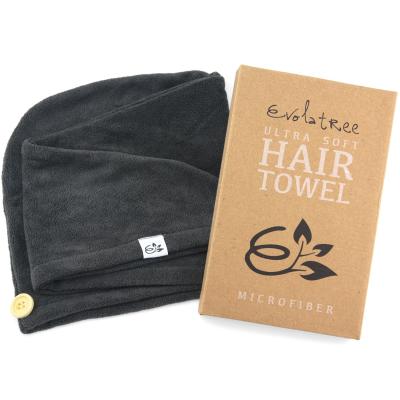 Κίνα Sustainable Microfiber Hair Towel Hair Towel Wrap For Women Absorbent Microfiber Quick Dry Towel For Hair προς πώληση