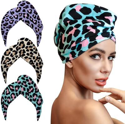 China Durable Microfiber Hair Towel Wrap For Women Drying Hair Wet Easy Twist Turban Hair Wrap Super Absorbent Towels en venta