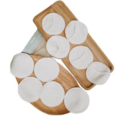 China 80% Three-Layer Cotton Bamboo Makeup Remover Facial Rounds Skin-Friendly Reusable Pads Make Up Remover Pads zu verkaufen