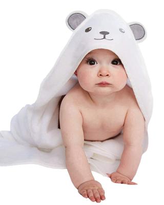 Китай Softest Viable Baby Hooded Towel Bath Hooded Towel With Ultra Absorbent Bear Ears And Hypoallergenic Natural Baby Towel продается