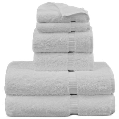 China Reusable 100% Turkish Cotton Bath Towel Sets Luxury Hotel Bathroom Towel Sets for sale