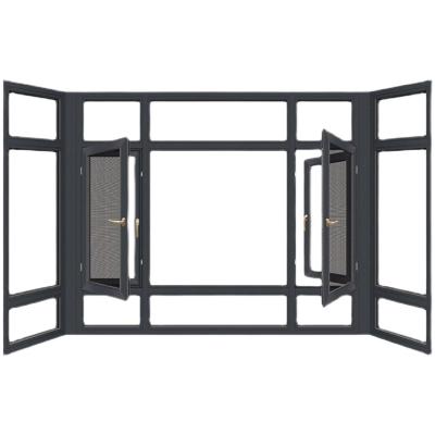 China Swing Timber Casement Windows Double Glazing Windows Aluminum Casement Windows for sale