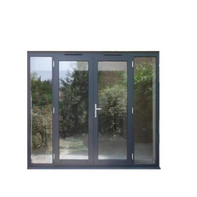 China Heat Insulation French Door Patio French Door Casement Aluminum Glass Door for sale