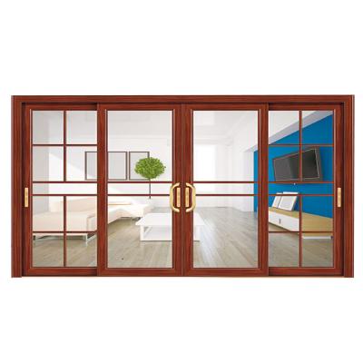 China Heat Insulation Sliding Door Balcony Sliding Glass Door White Aluminum Sliding Doors For Villa for sale