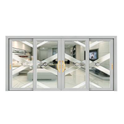 China Thermal Insulation Sliding Glass Door Automatic Semi-automatic Sliding Door for sale