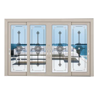 China Aluminum Windows Heat Insulation Aluminum Sliding Glass Door And Sliding Doors Patio Door for sale