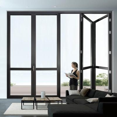 China Waterproof High Quality Bathtub Folding Metal Door Hinge Glass Folding Doors For Sale for sale