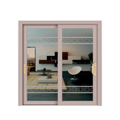 China High Quality Heat Insulation Sliding Door Double Glazed Modern Design Sliding Door Glass Sliding Doors for sale