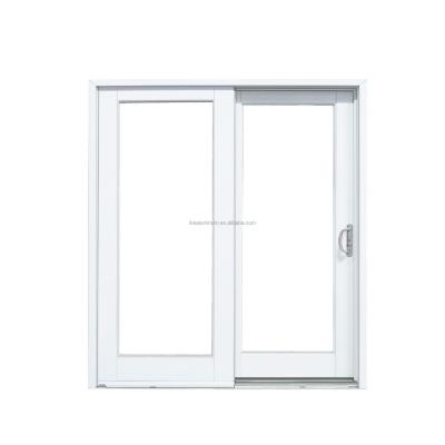 China Heat Insulation Vertical Sliding Door Aluminum Sliding Glass Door Soft End for sale