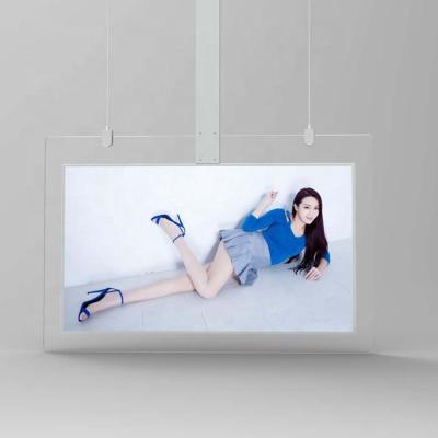 China New Indoor General Wall Mounted Ultra Thin 43inch Double Sided QLED Signage Advertising Player for sale