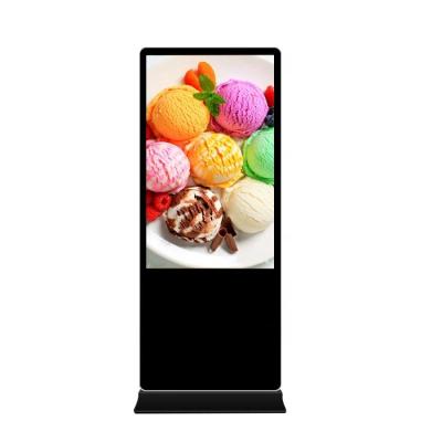 China Indoor Android System 43 Inch Floor Standing Restaurant Advertising Playing Equipment Digital Signage for sale