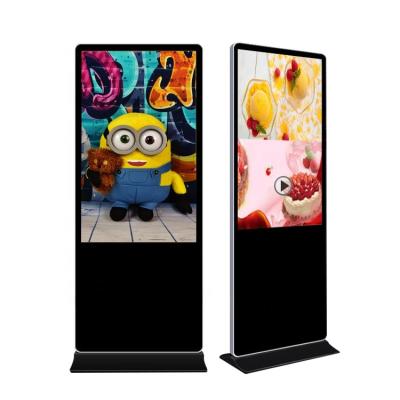 China High Brightness Indoor Full HD Touch Screen Mobile Wayfinding Digital Signage Kiosk for sale