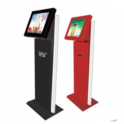 China 17inch Android Indoor Restaurant Kiosk IOS Protection iPhone Outdoor Floor Stand Self Ordering Digital Signage Kiosk With Printer for sale