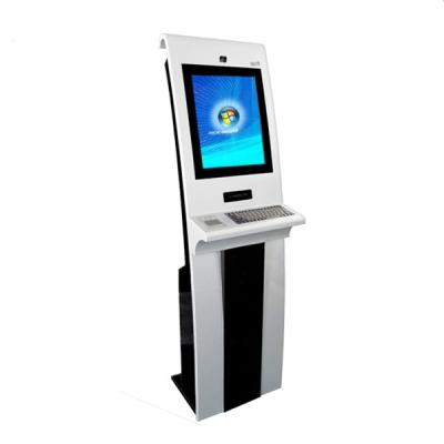 China Custom Factory Indoor Vendor Payment Kiosk With Keyboard Printer Function Touch Screen Kiosk Totem Multi LCD Smart Display for sale