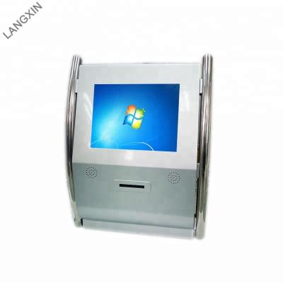 China Wall Mounted Multi Touch Screen Information Kiosk With 17inch Ticket Printer for sale