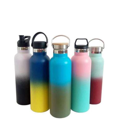 China PORTABLE Outdoor Sports Travel Double Wall Stainless Steel Vacuum Water Bottle Flask Thermos for sale