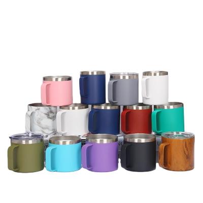 China New Design Metal Coffe Sustainable Colored Lid Cup Stainless Mug With Custom Logo for sale