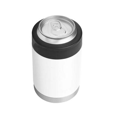 China Disposable 12oz Stainless Steel Beer Coozies Drink Can Cooler Double Walled Vacuum for sale