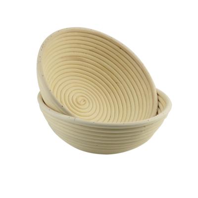 China Sustainable Professional Baking Hand Make Products Rattan Round Bread Proofing Basket for sale