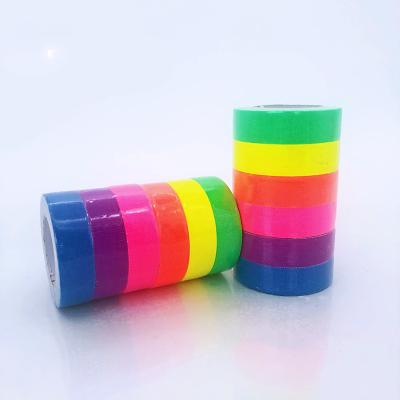 China Cheap Heat Resistant Multicolor Fluorescent Fabric Reflective Light Adhesive UV Warning Device From China for sale