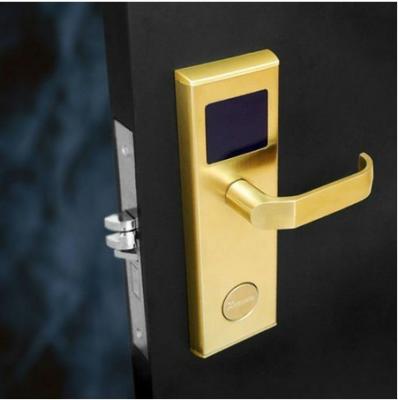 China Digital Electric Panel Hotel Door Lock Security Key Card Lock for sale